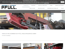 Tablet Screenshot of pfuell.com